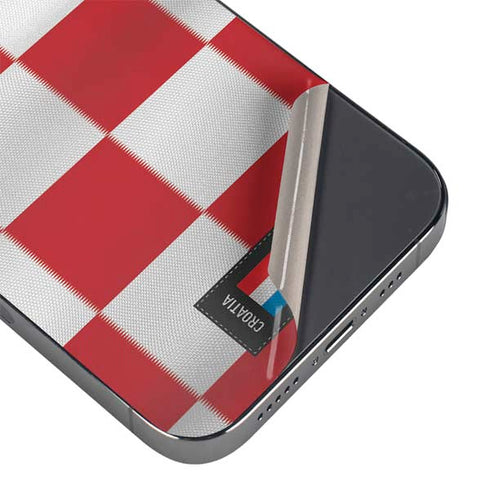 Croatia Soccer Flag iPhone 16 Pro Skin